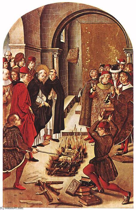 St Dominic And The Albigenses — Pedro Berruguete