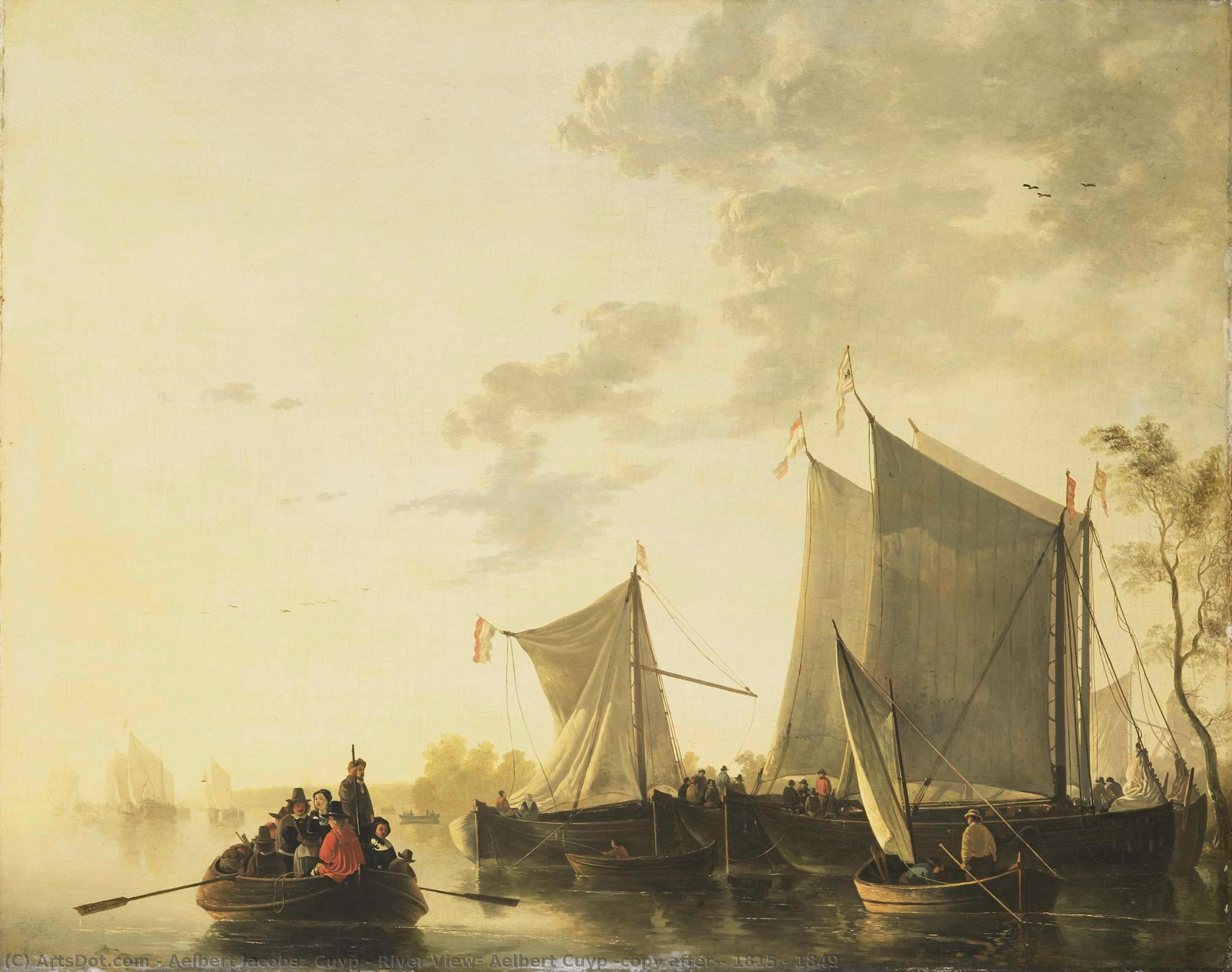 River View, Aelbert Cuyp (copy After), 1815 - 1849 — Aelbert Jacobsz Cuyp