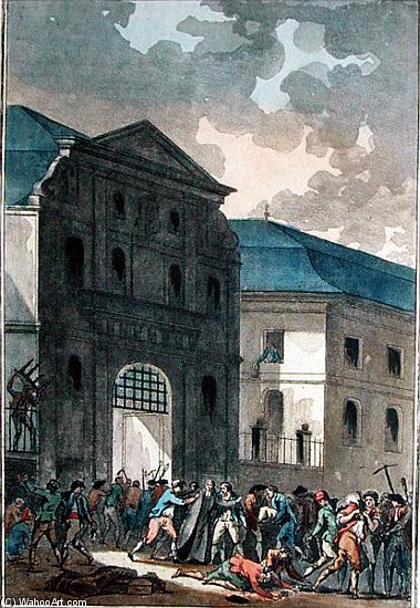 The Pillage Of The Saint-lazare Convent — Jean-françois Janinet