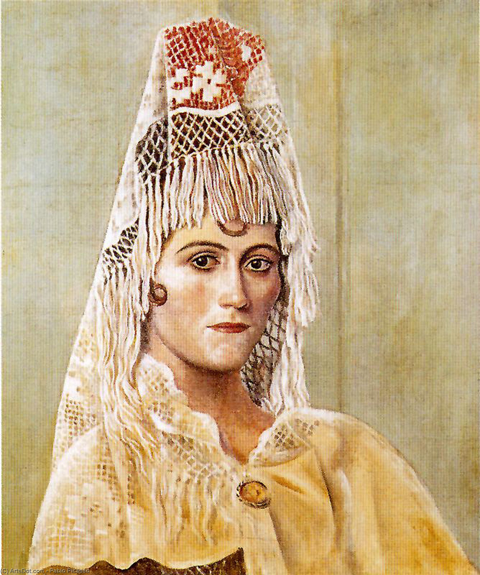 Olga In A Mantilla — Пабло Пикассо