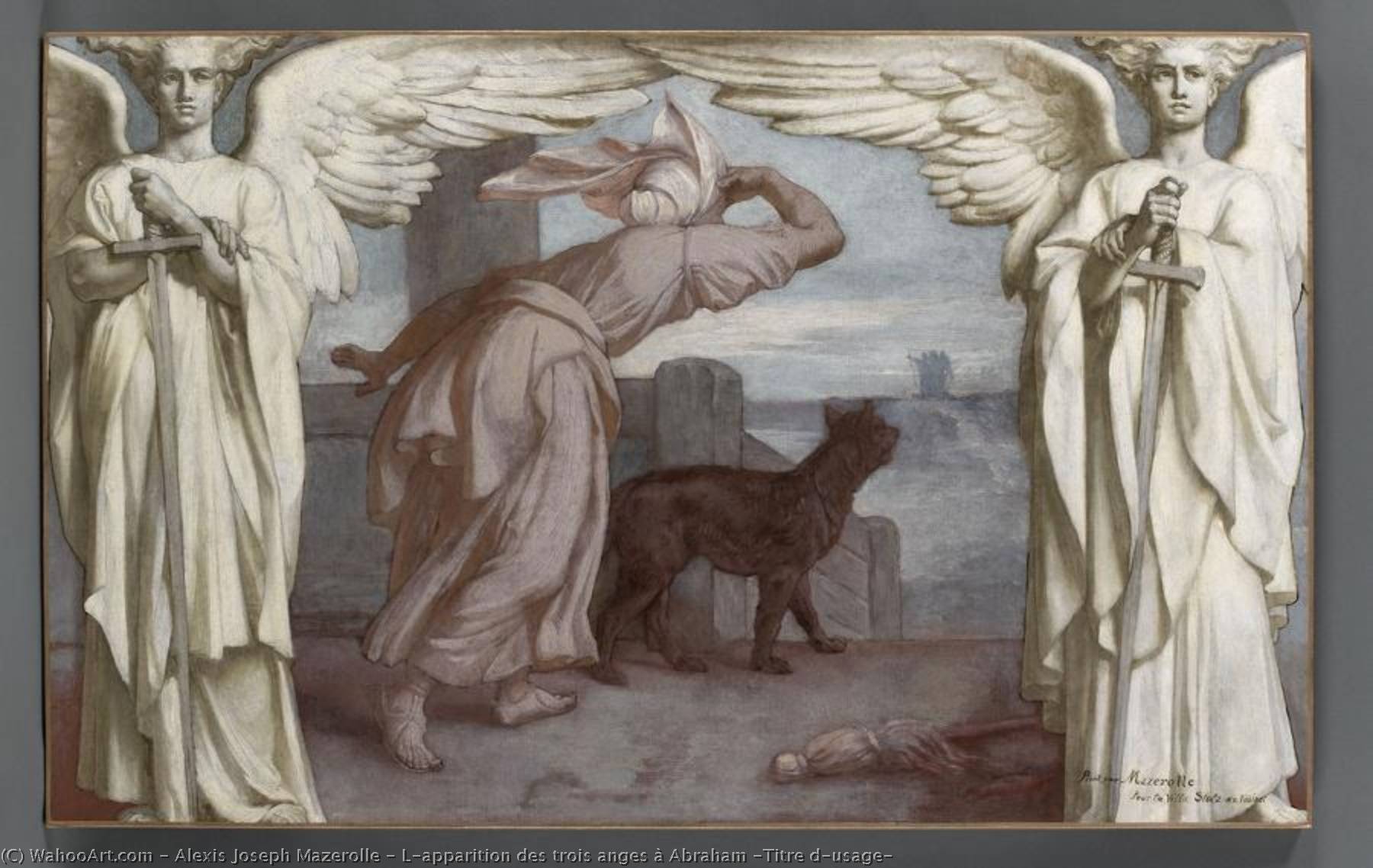 L'apparition Des Trois Anges À Abraham (titre D'usage) — Alexis Joseph Mazerolle