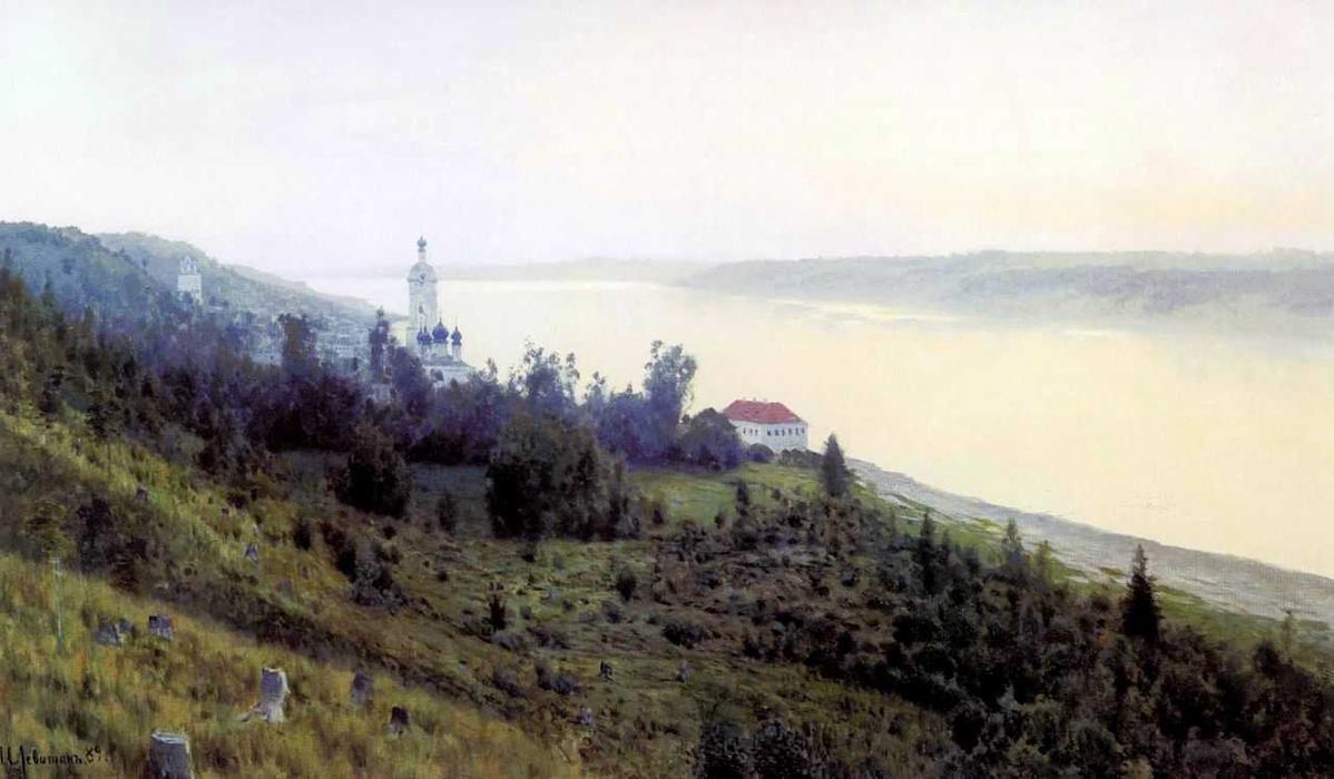 Evening. Golden Plyos. — Isaak Ilyich Levitan