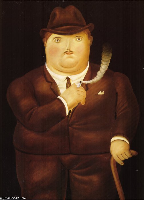 Homme En Smoking — Fernando Botero