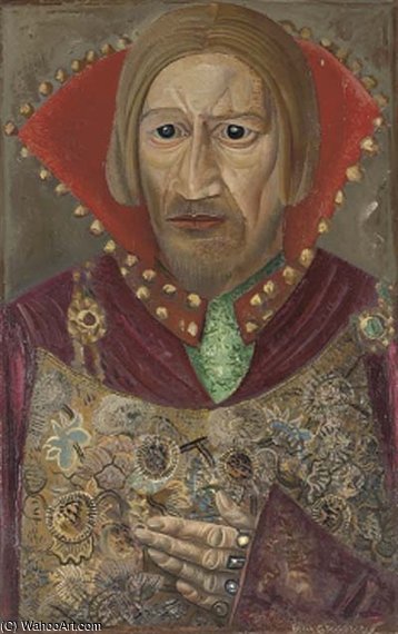 Portrait Of Vasilii Kachalov As Tsar Fedor — Boris Dmitrievich Grigoriev
