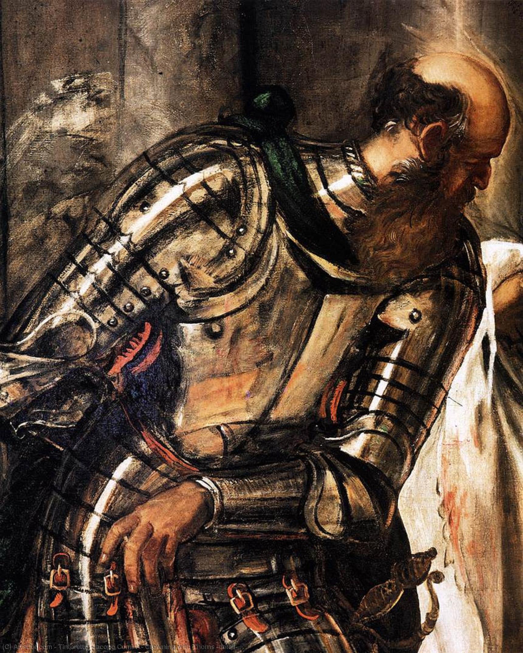 Crowning With Thorns (detail) — Jacopo Tintoretto