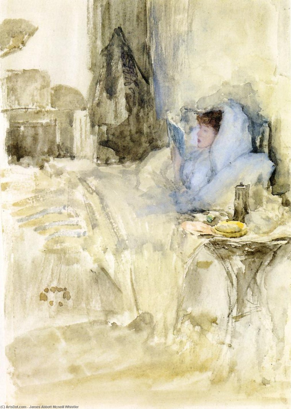 Convalescent (also Known As Petit Dejeuner, Note In Opal) — James Abbott Mcneill Whistler