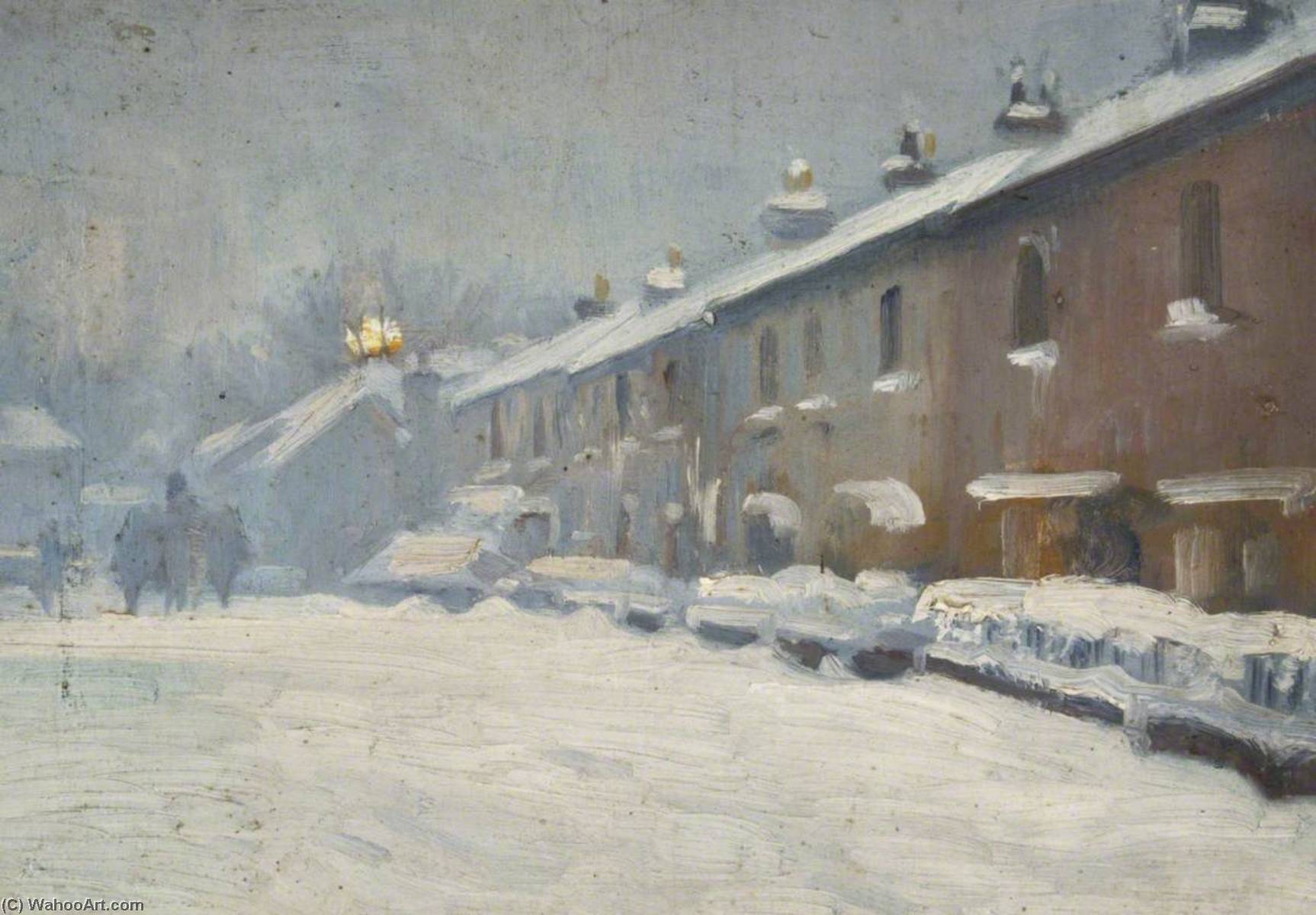 Snow Scene Off Millbrook Road — George Pontin