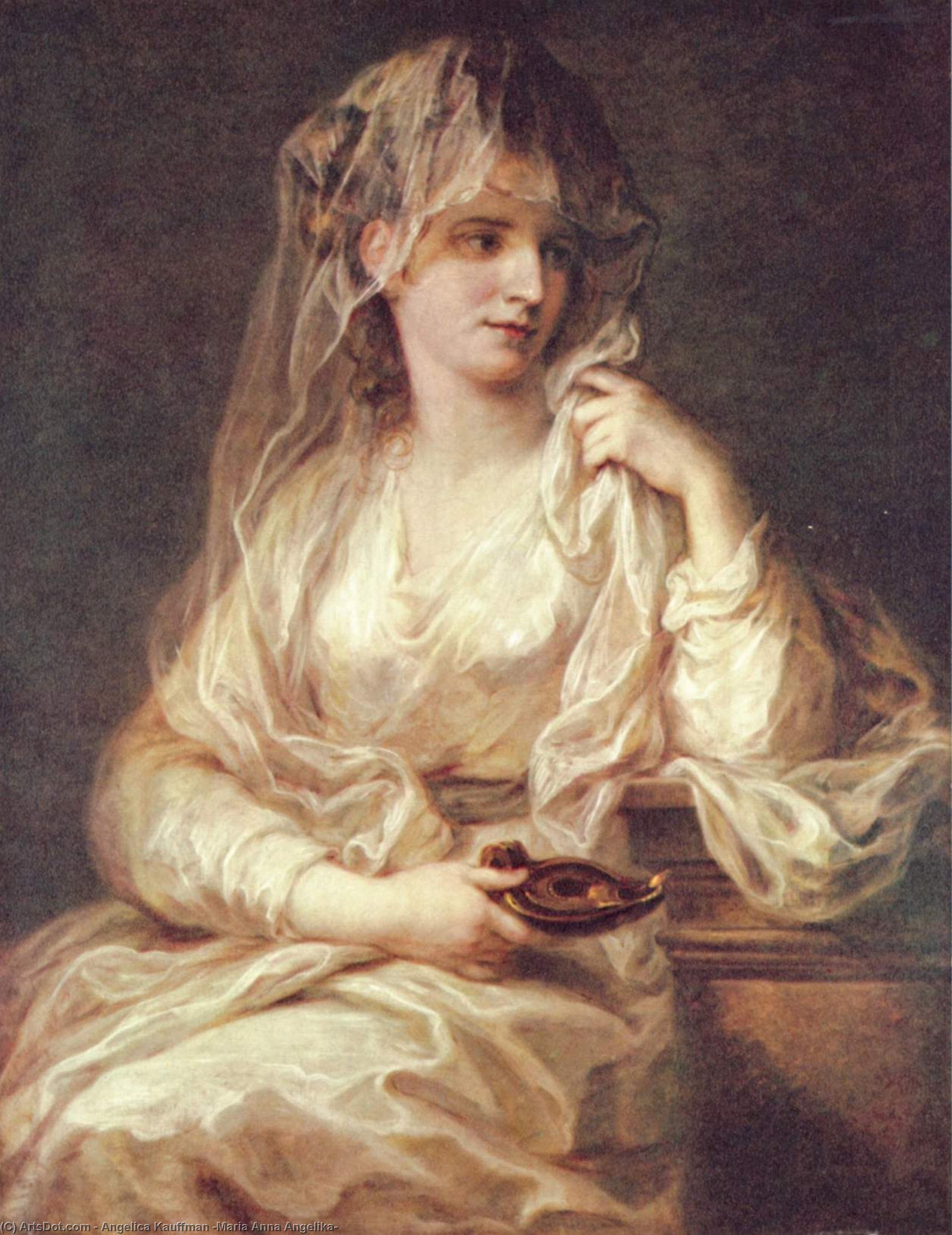 Portrait Of A Woman As A Vestal Virgin — アンジェリカ・カウフマン