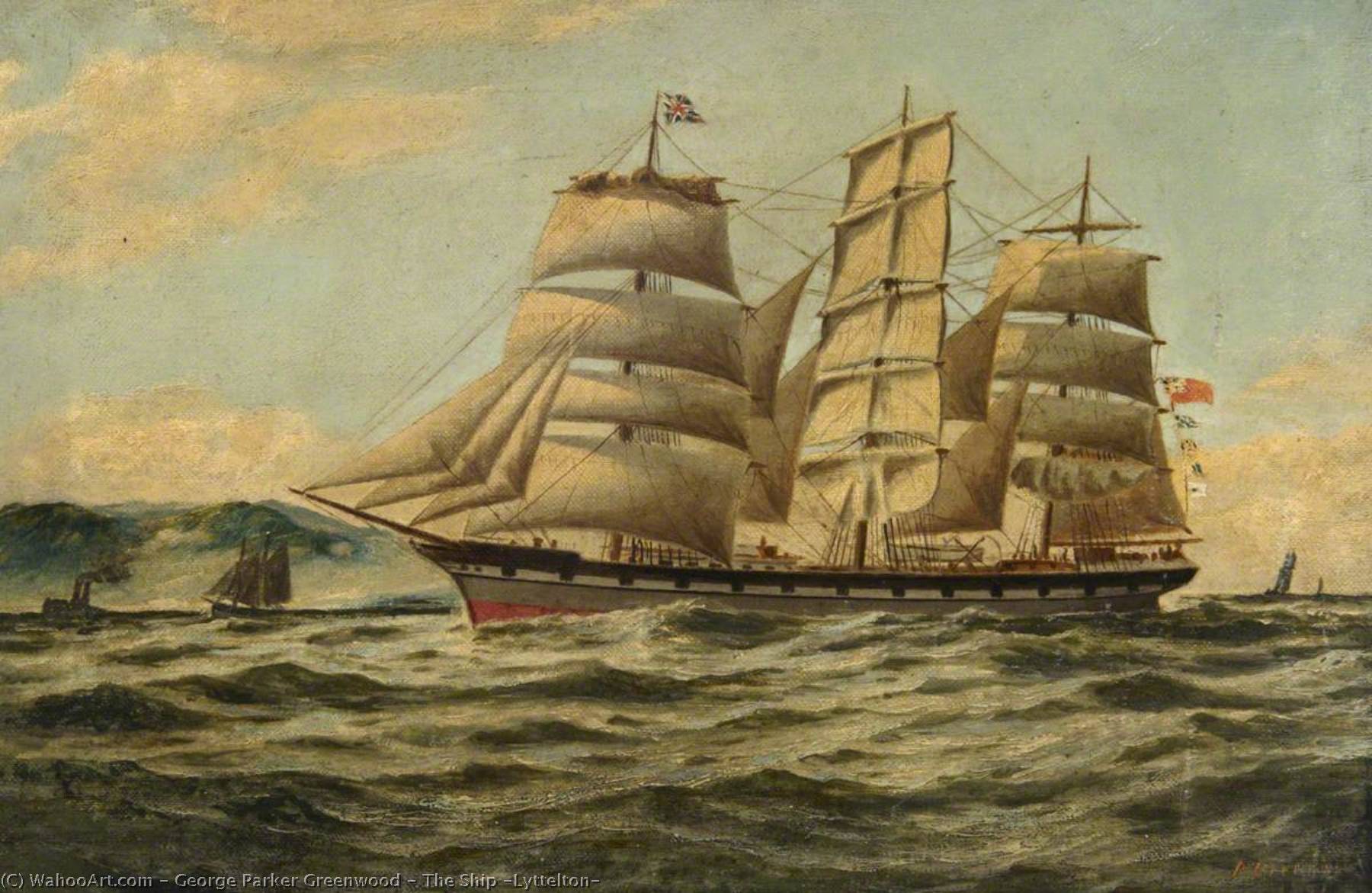 The Ship 'lyttelton' — George Parker Greenwood