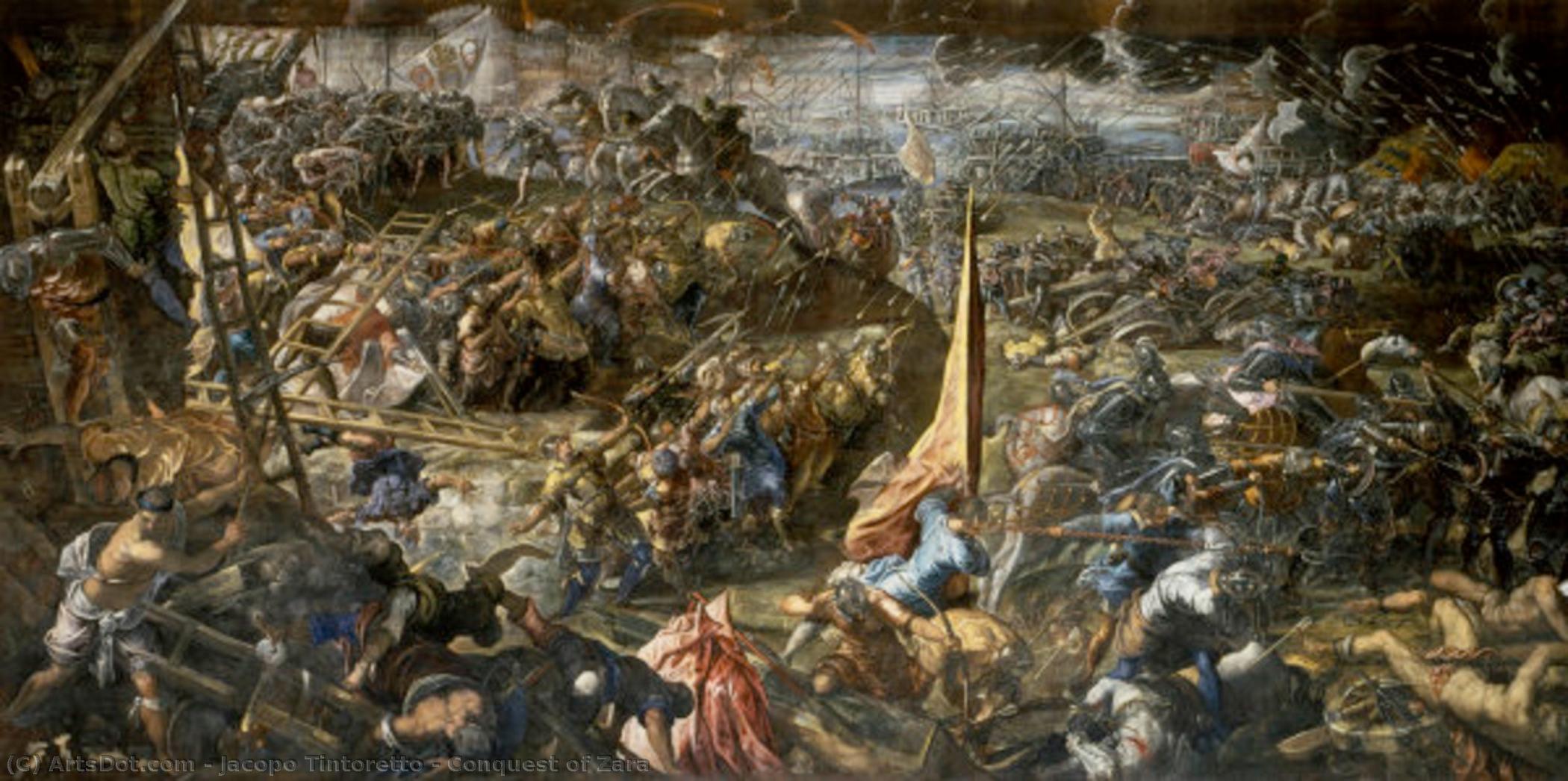 Conquest Of Zara — Jacopo Tintoretto