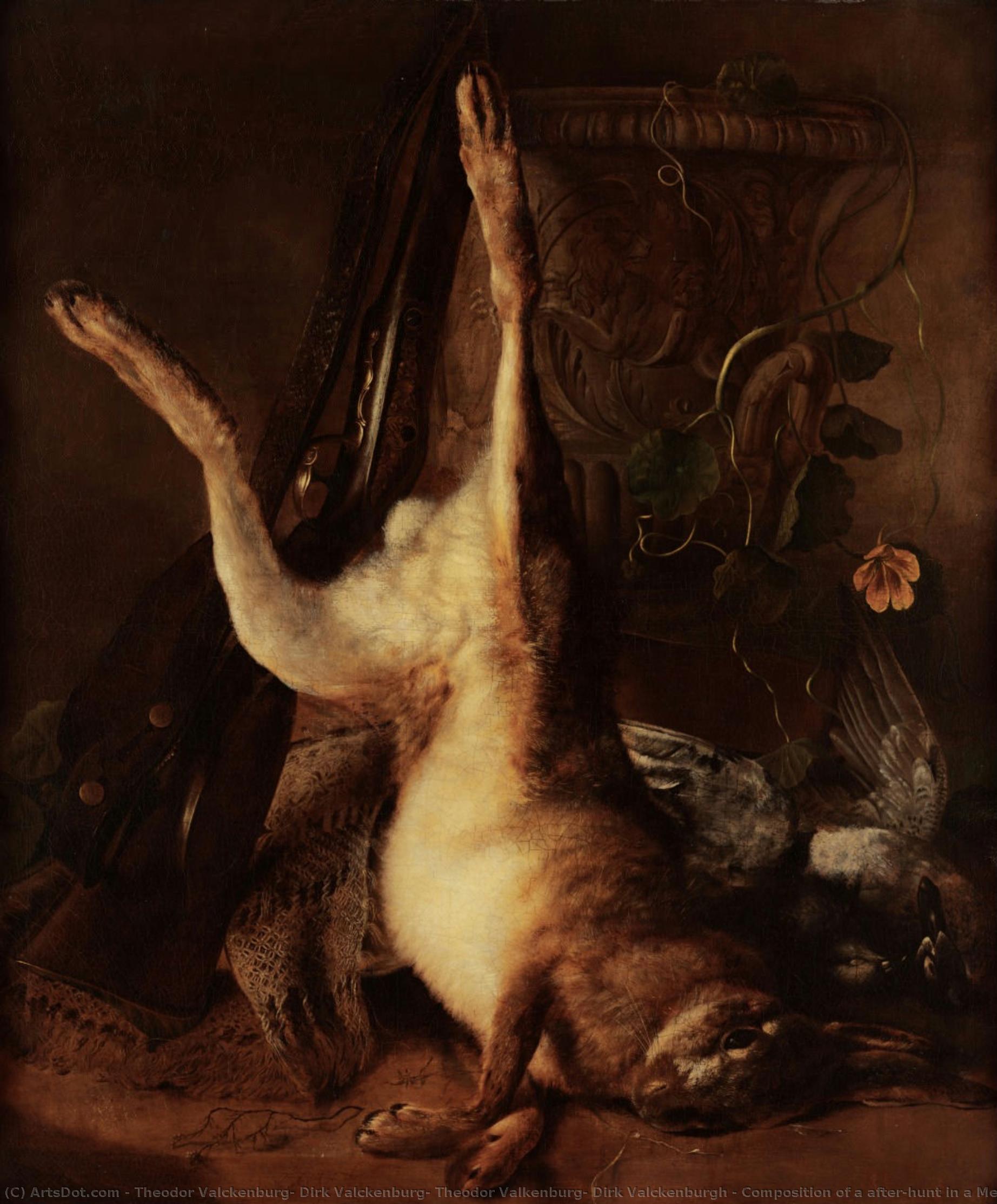 Composition Of A After-hunt In A Medici Vase — Theodor Valckenburg, Dirk Valckenburg, Theodor Valkenburg, Dirk Valckenburgh