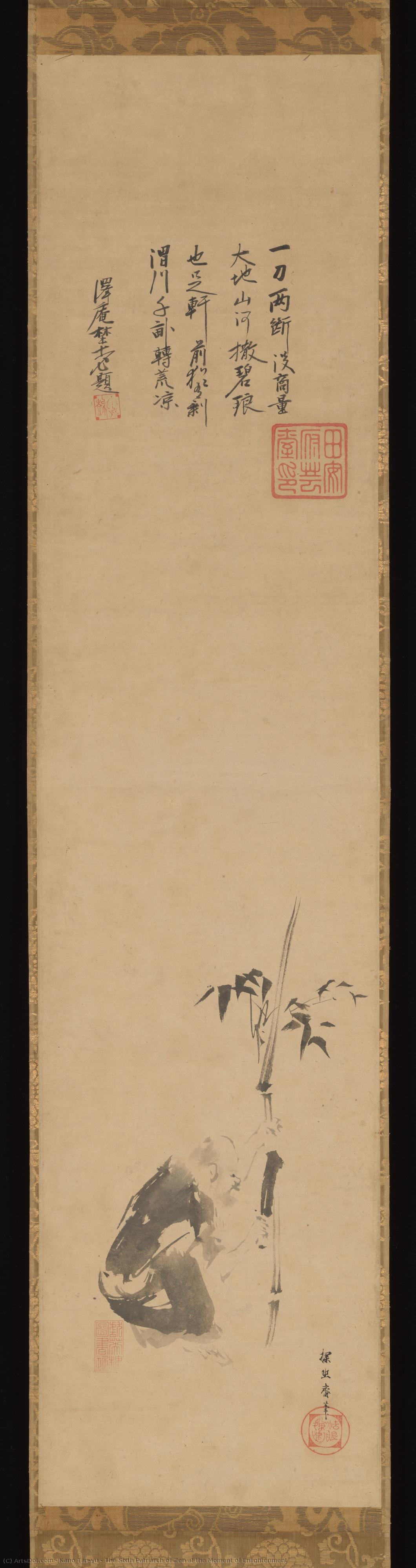 The Sixth Patriarch Of Zen At The Moment Of Enlightenment — Kano Tan'yū