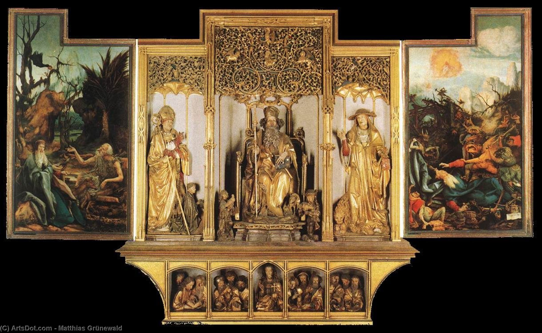 Isenheim Altarpiece (third View) — マティアス・グリューネヴァルト