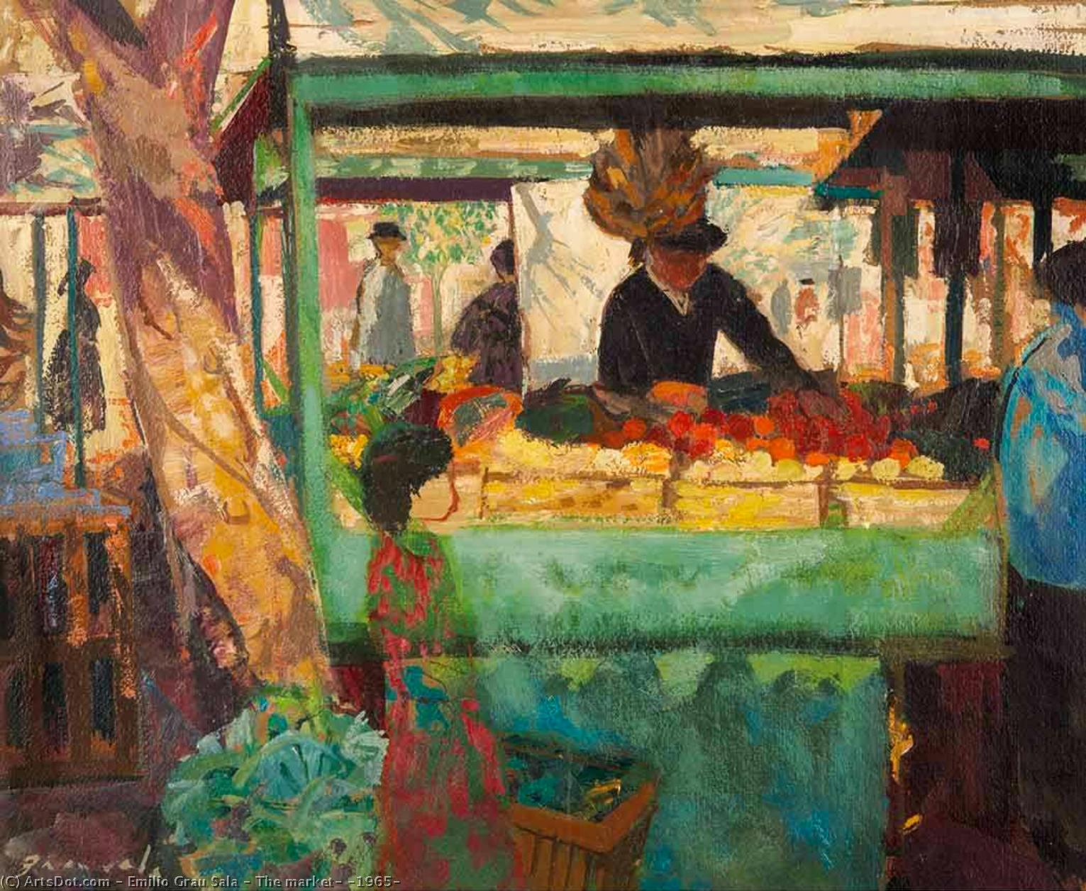 The Market, (1965) — Emilio Grau Sala