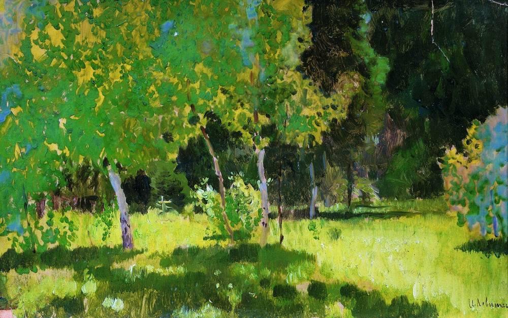 A Garden — Isaak Ilyich Levitan