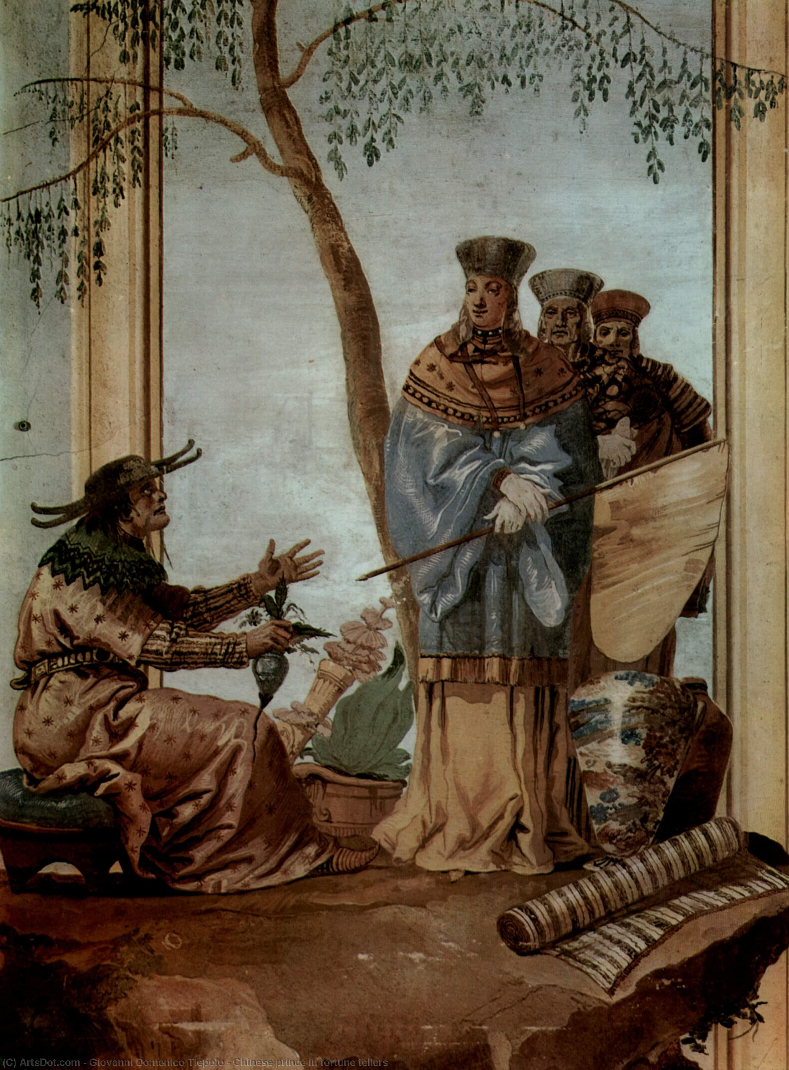 Chinese Prince In Fortune Tellers — Giovanni Domenico Tiepolo