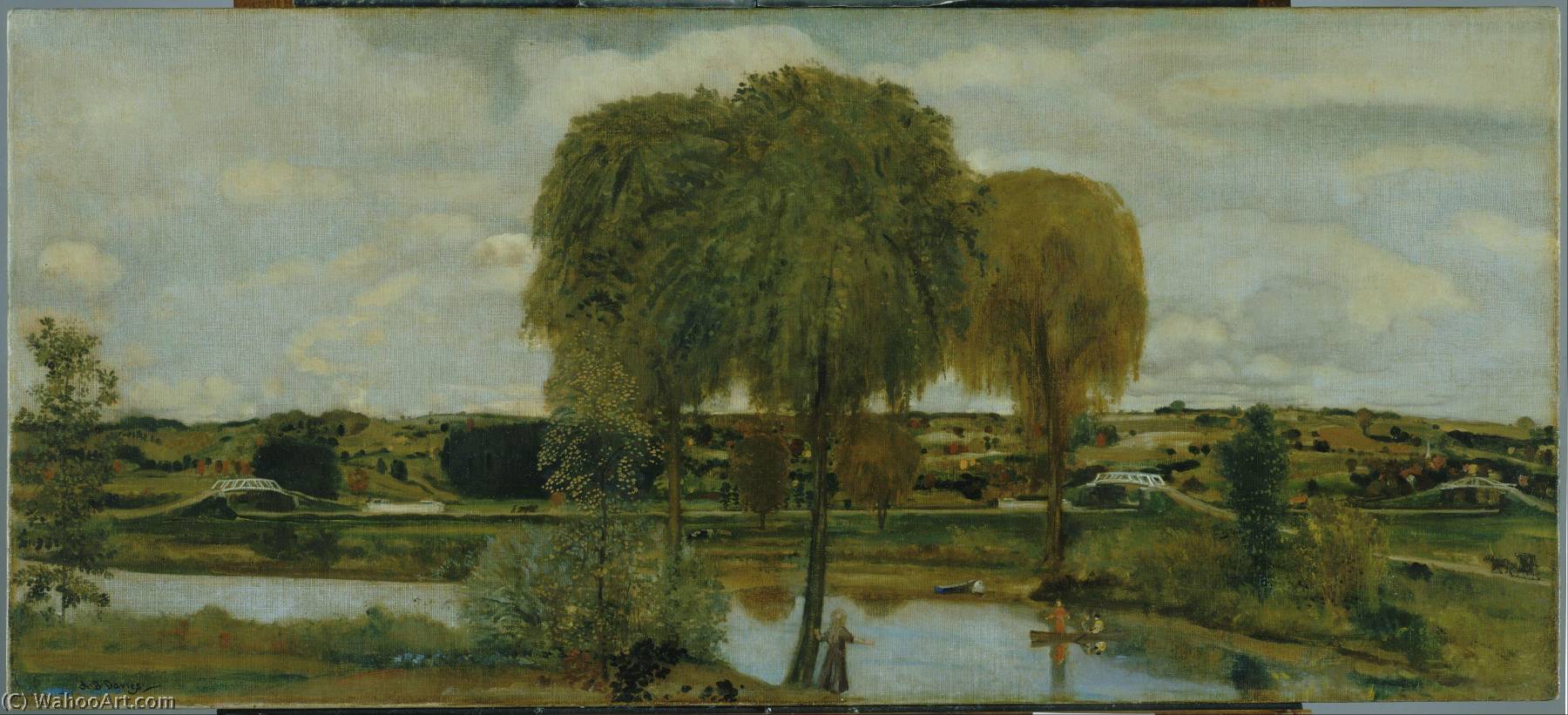 Along The Erie Canal — Arthur B. Davies