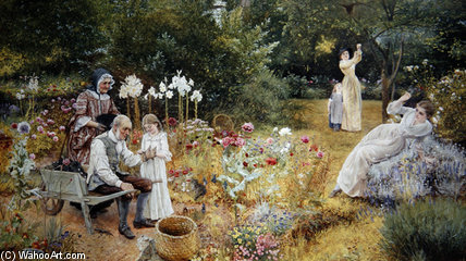 Calling The Bees — Edward Killingworth Johnson