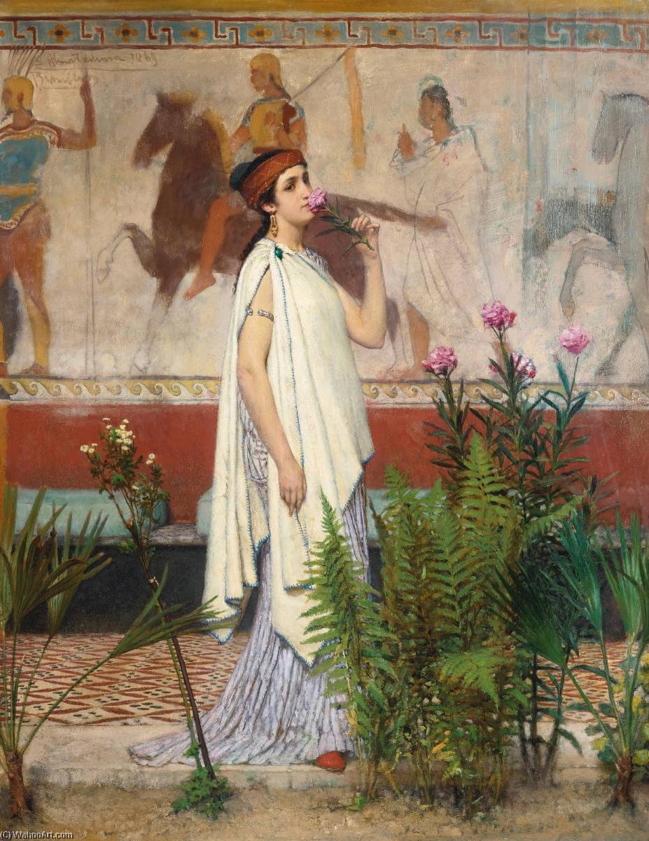 A Greek Woman — Lourens Alma Tadema