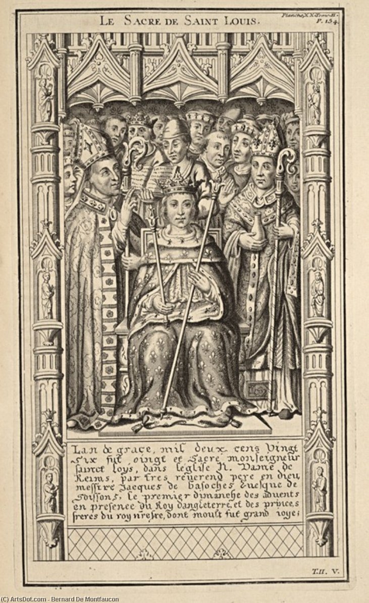 Louis Ix Of France — Bernard De Montfaucon