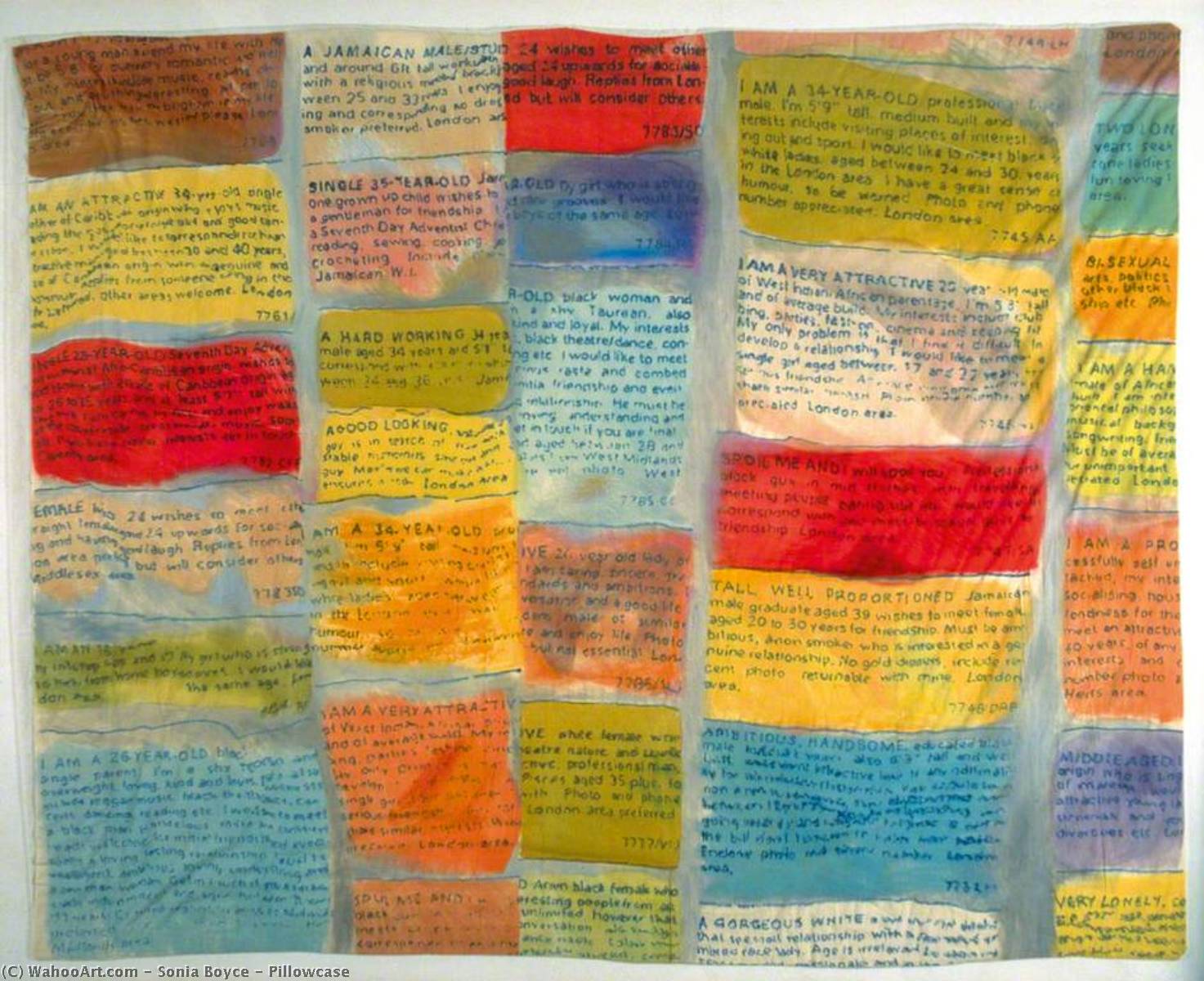 Pillowcase — Sonia Boyce