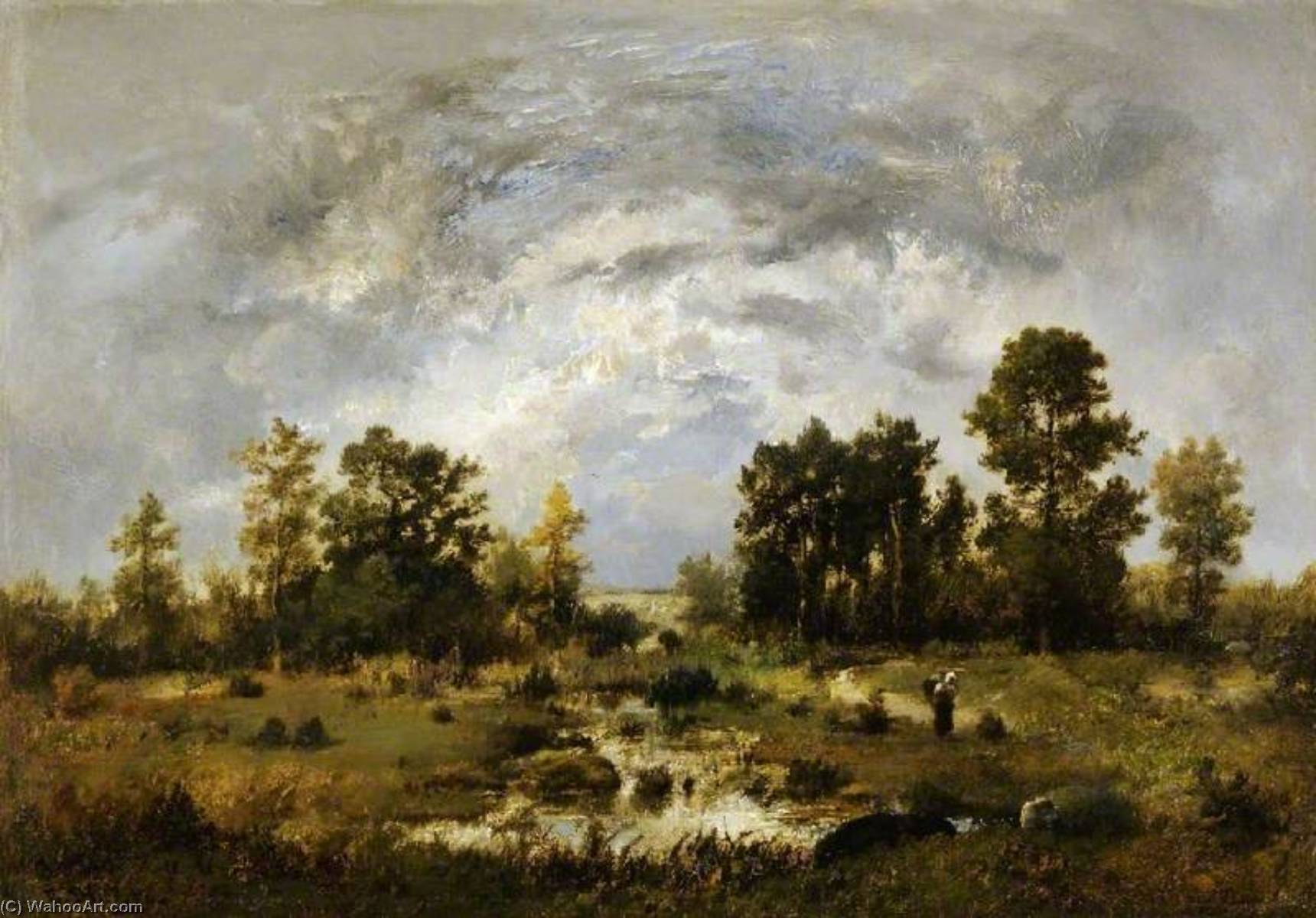 Wooded Landscape — Narcisso Díaz De La Peña