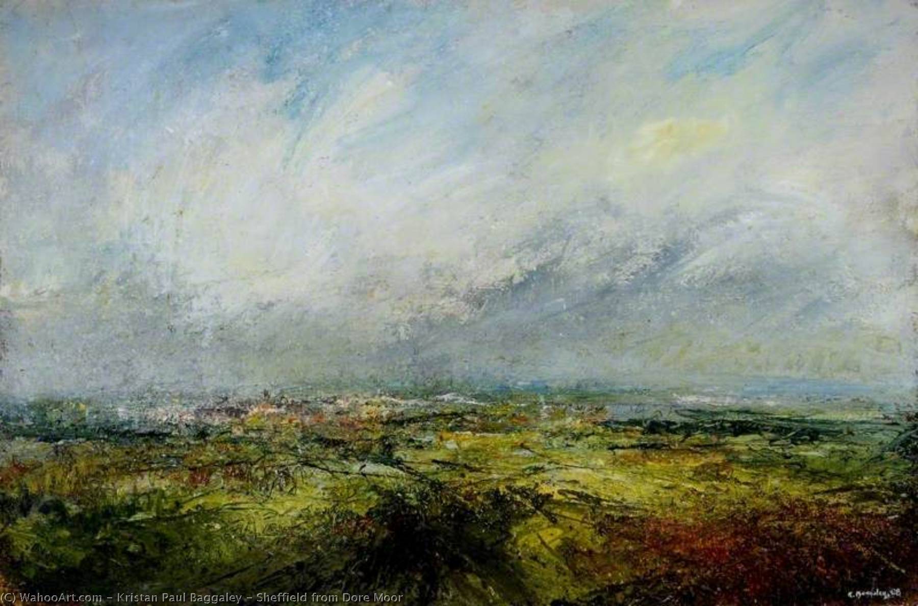 Sheffield From Dore Moor — Kristan Paul Baggaley