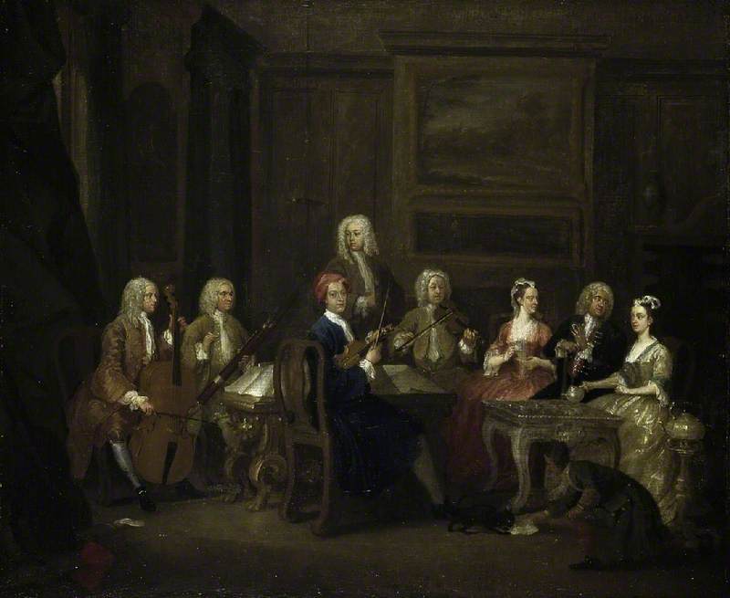 A Musical Party, The Mathias Family — Gawen Hamilton