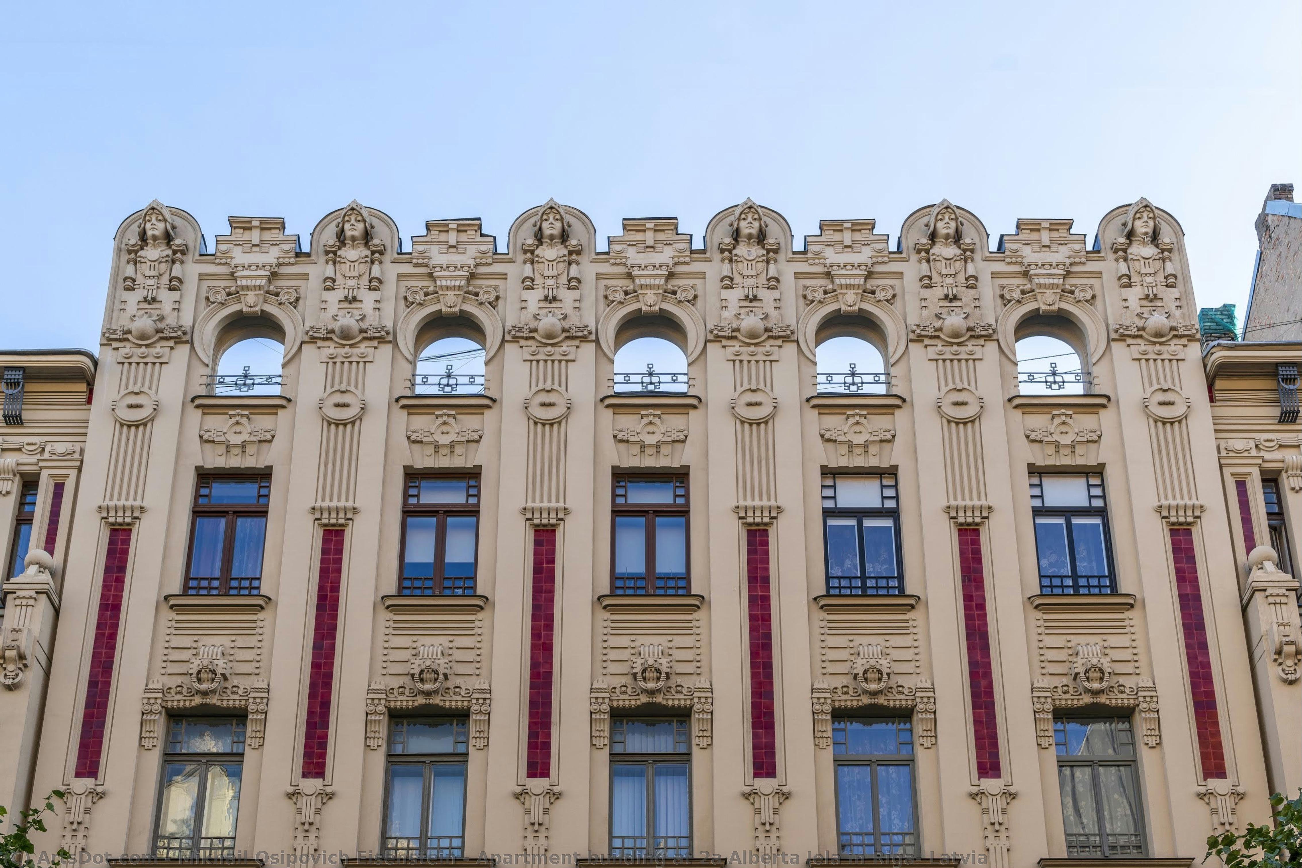 Apartment Building At 2a Alberta Iela In Riga, Latvia — Michail Osipowitsch Eisenstein