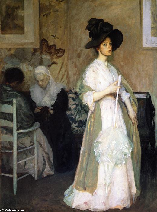 Woman In Pink And Green (also Known As Girl In Pink And Green) — Edmund Charles Tarbell