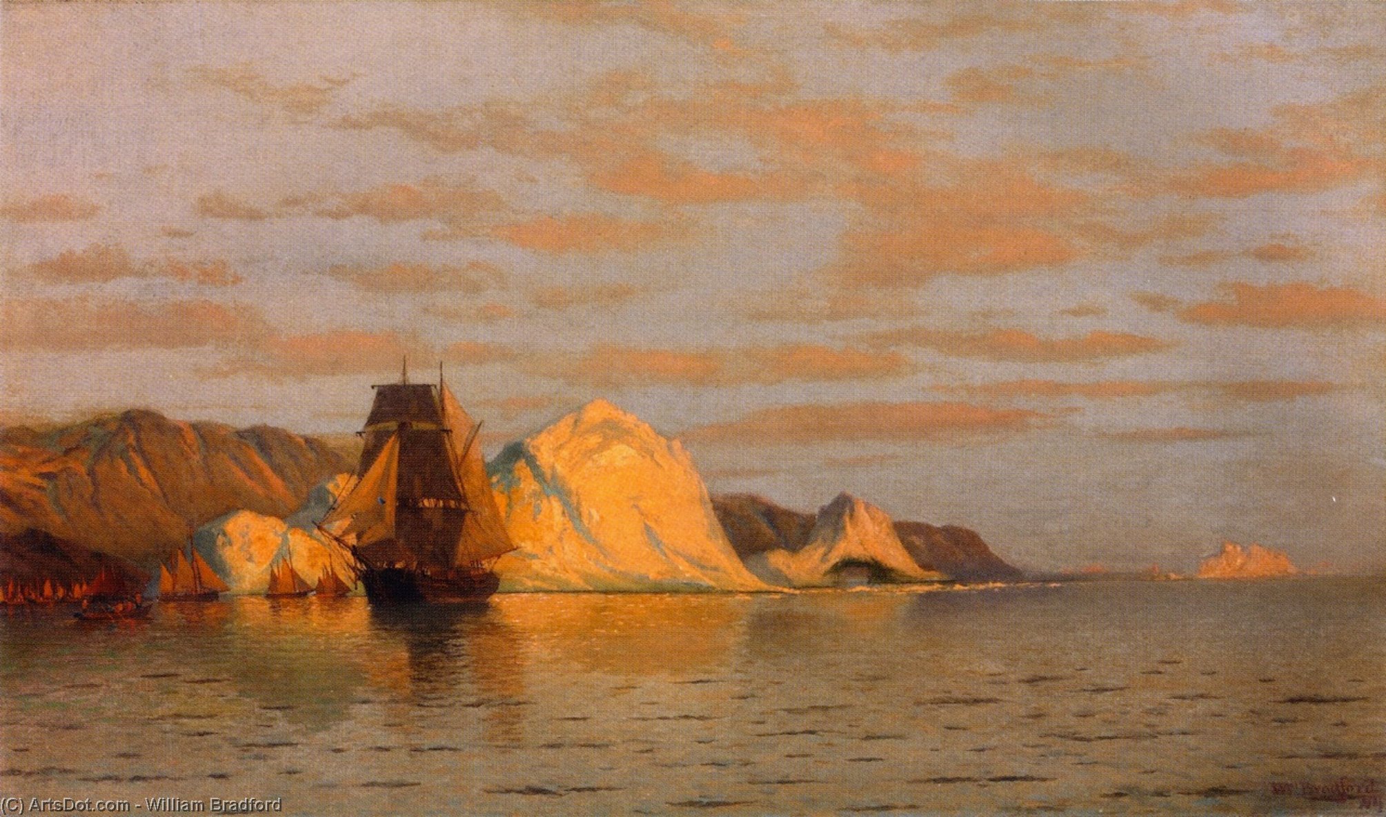 The Ice Blockade On The Labrador Coast — William Bradford