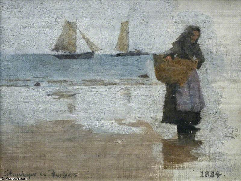 Study Of A Fisherwoman — Elizabeth Adela Stanhope Forbes