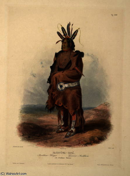 An Arrikara Warrior — Карл Бёдер