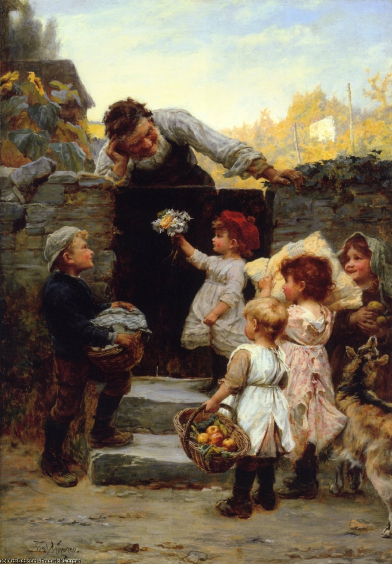 Grandfather's Birthday (also Known As Grandpapa's Birthday) — Frederick Morgan
