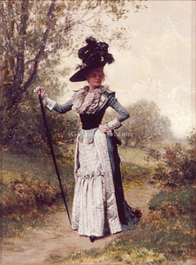 Lady Of The Directoire — Jan Van Beers