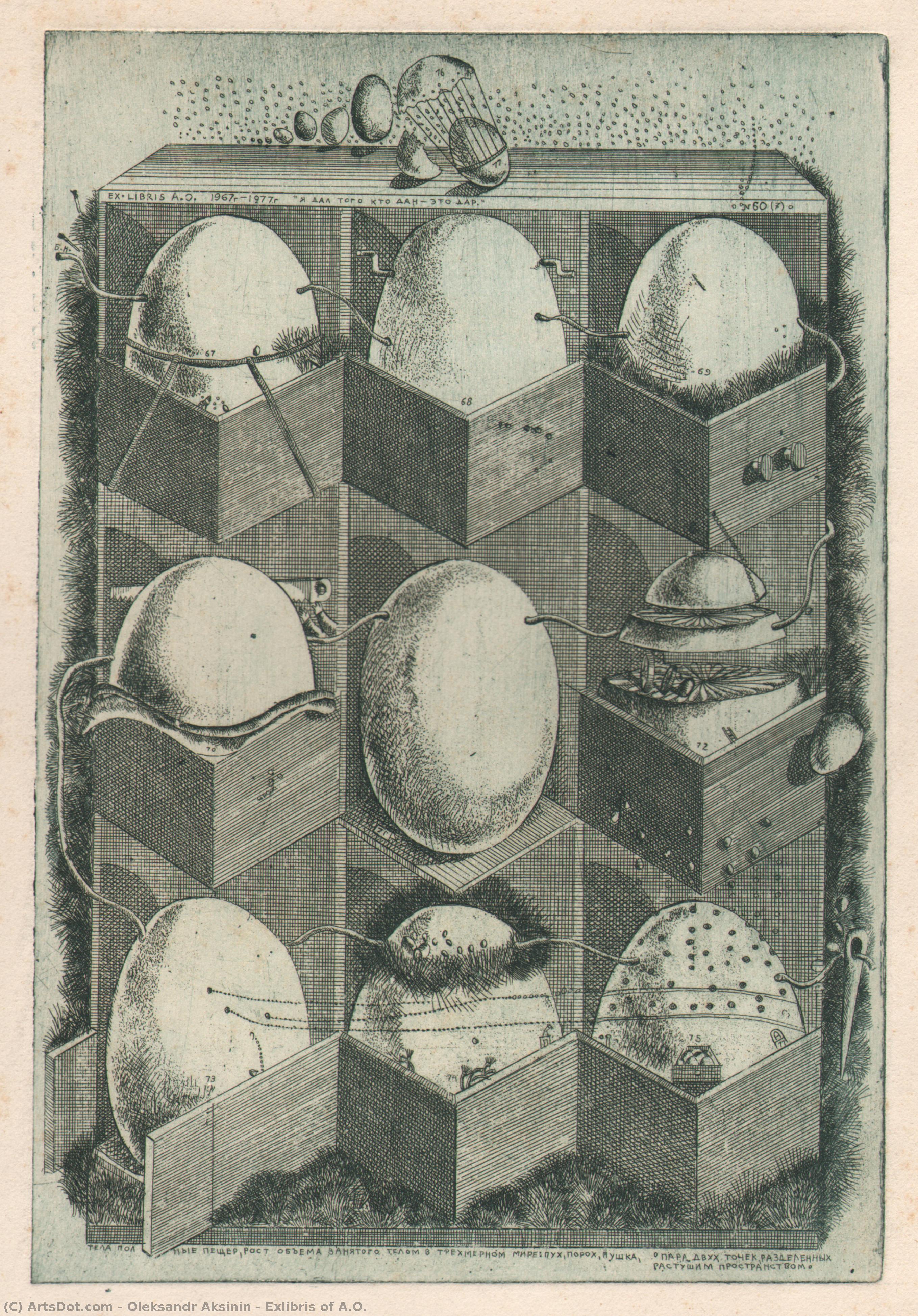 Exlibris Of A.o. — Oleksandr Aksinin