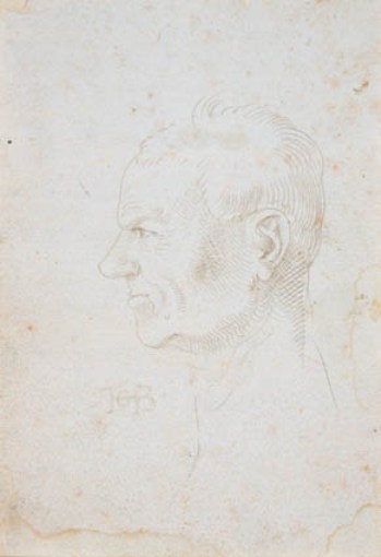 Man's Head In Profile — Hans Baldung
