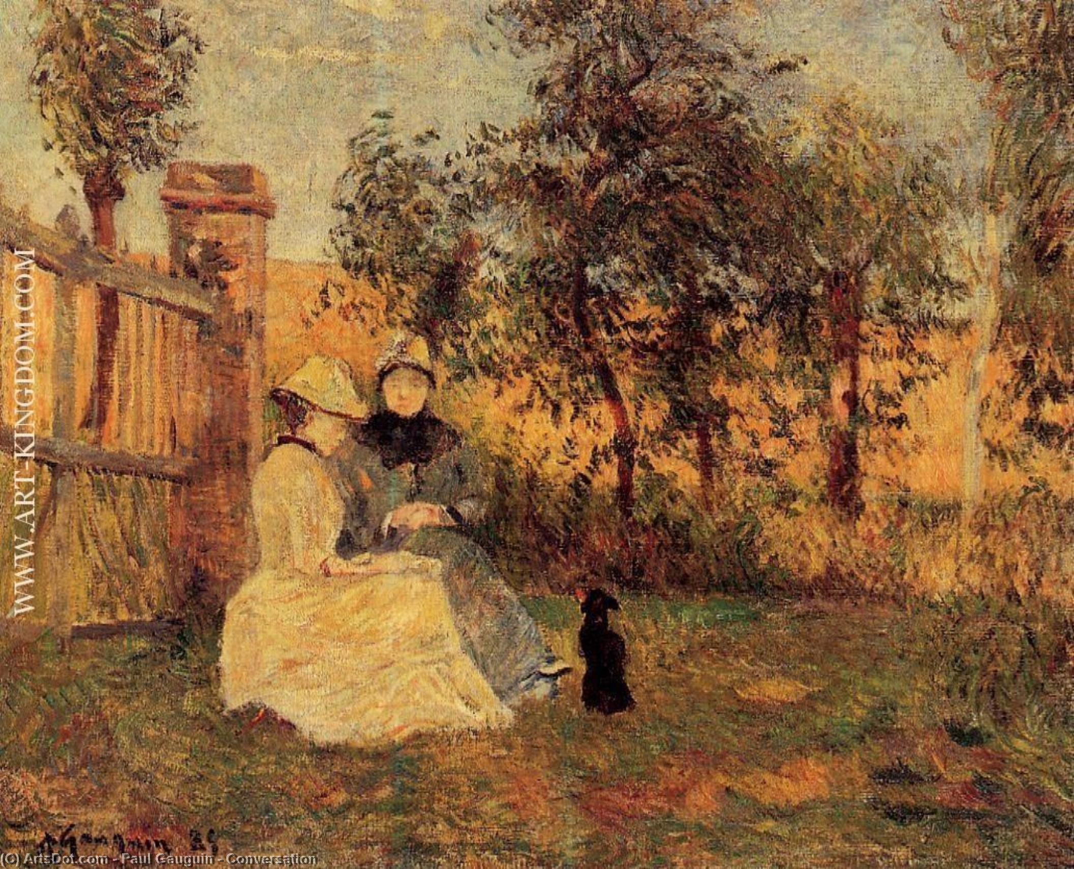 Conversation — Eugène Henri Paul Gauguin