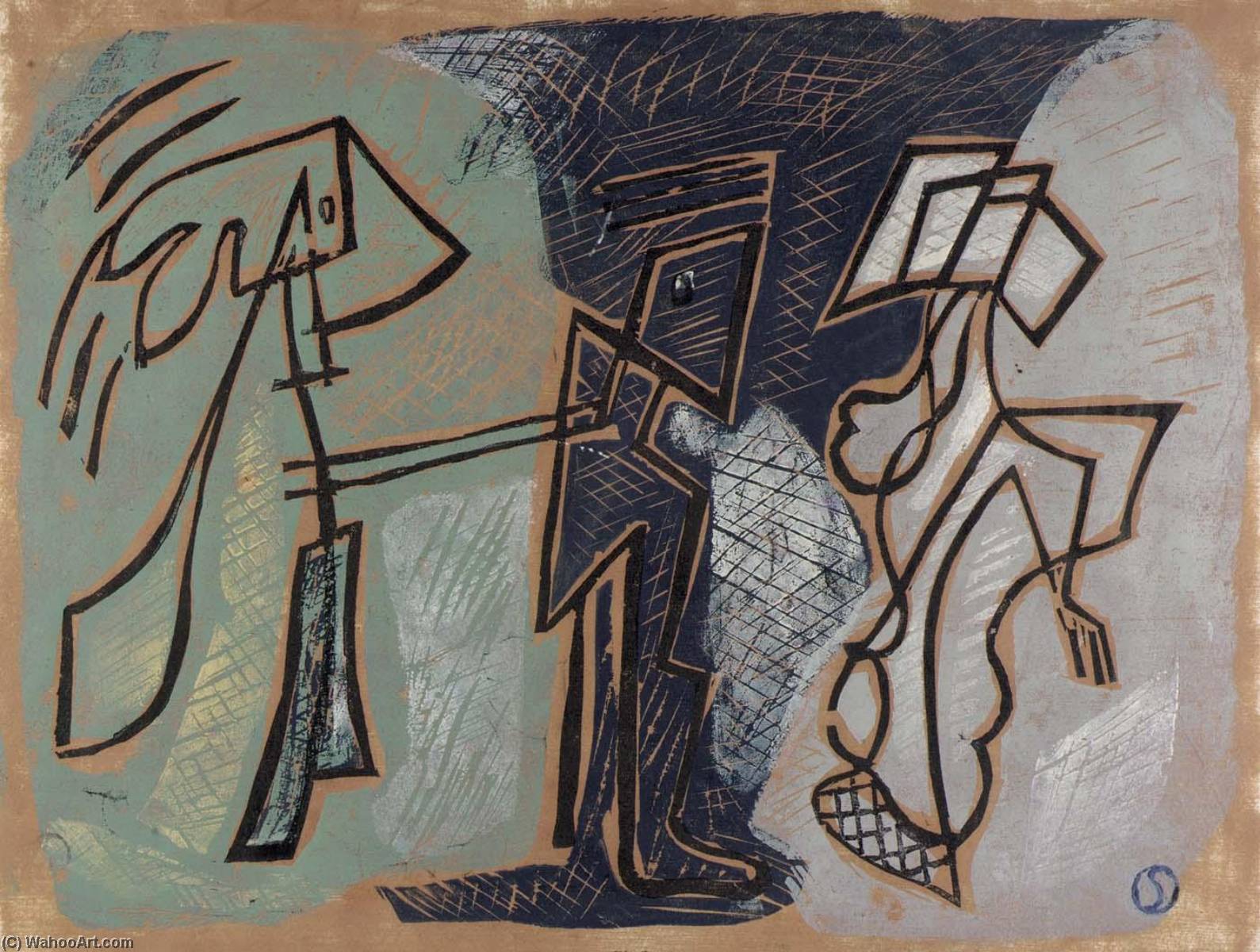 3 Figures 1 — Louis Schanker