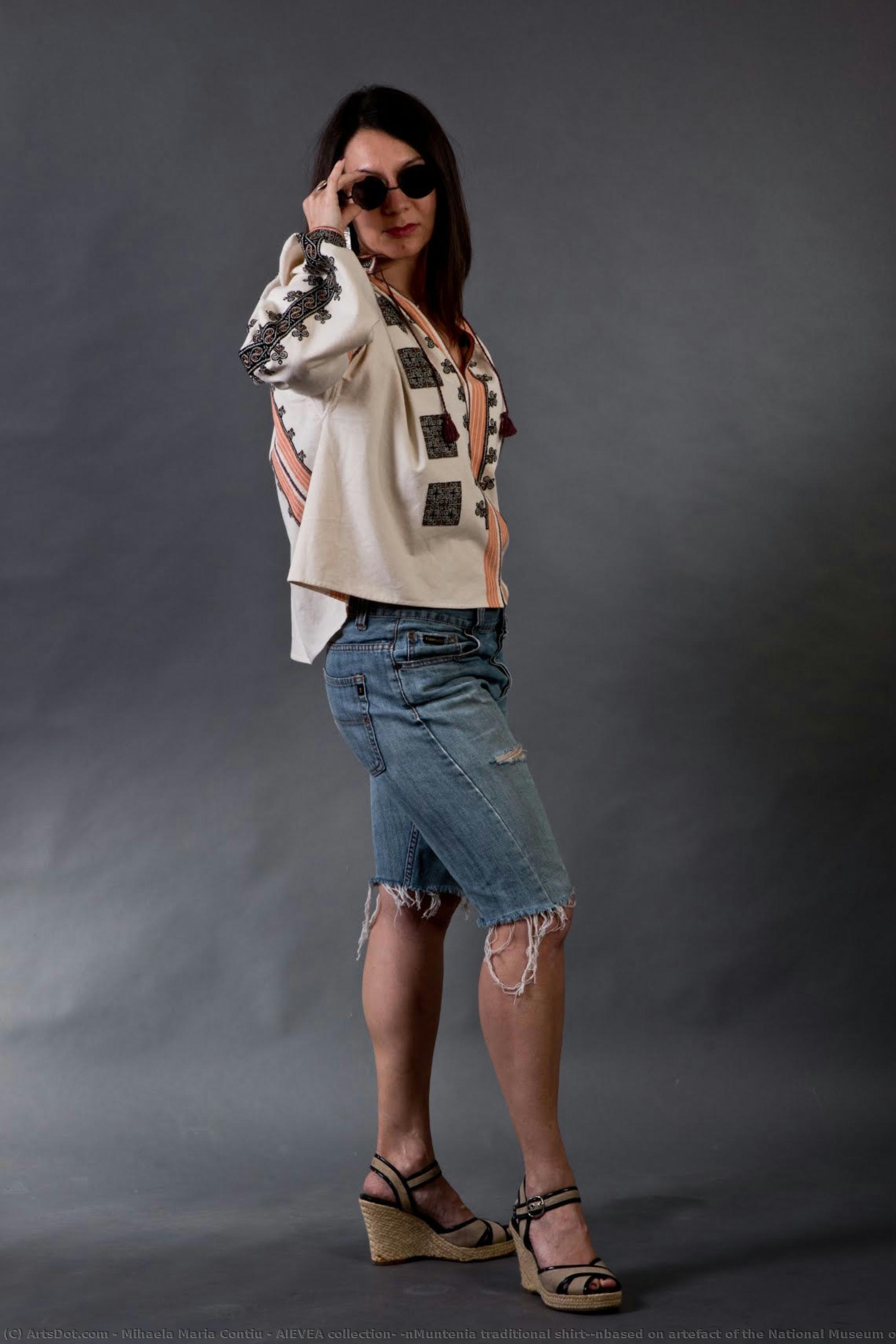 Aievea Collection; \nmuntenia Traditional Shirt;\nbased On Artefact Of The National Museum Of The Romanian Peasant — Mihaela Contiu