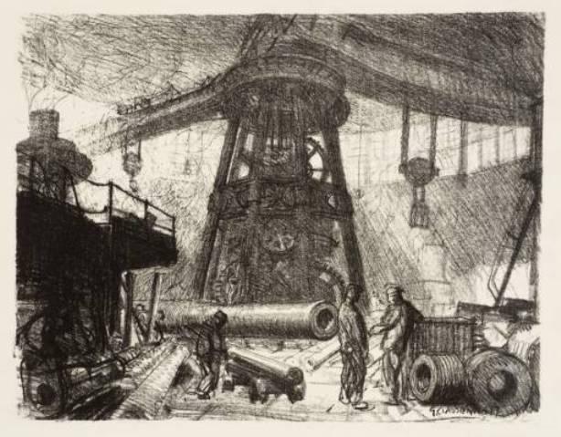 Making Guns. The Radial Crane — Sir George Clausen