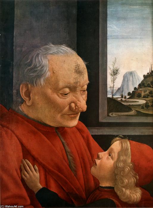 Old Man With A Young Boy — Domenico Ghirlandaio