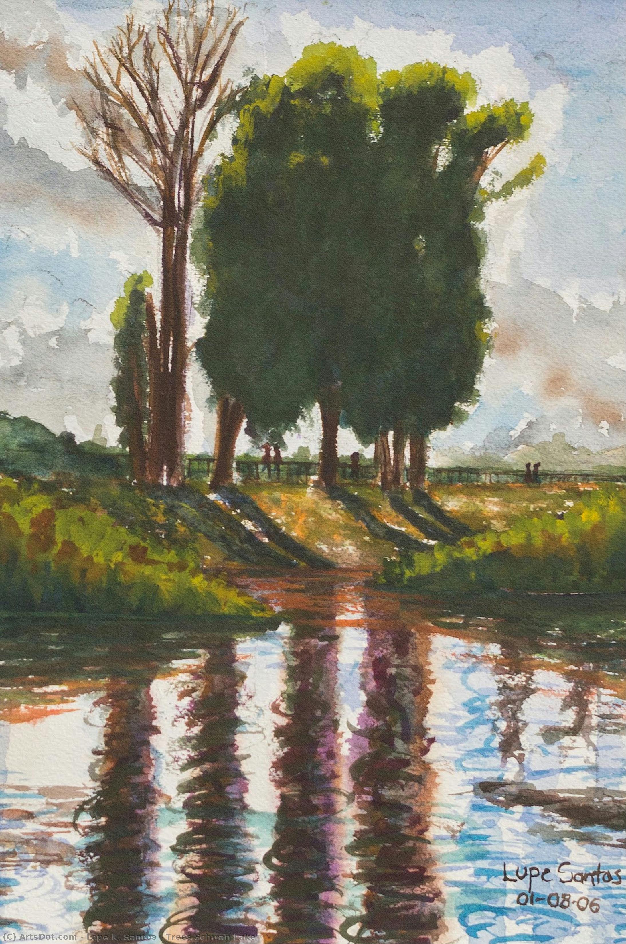 Trees Schwan Lake — Lope K. Santos