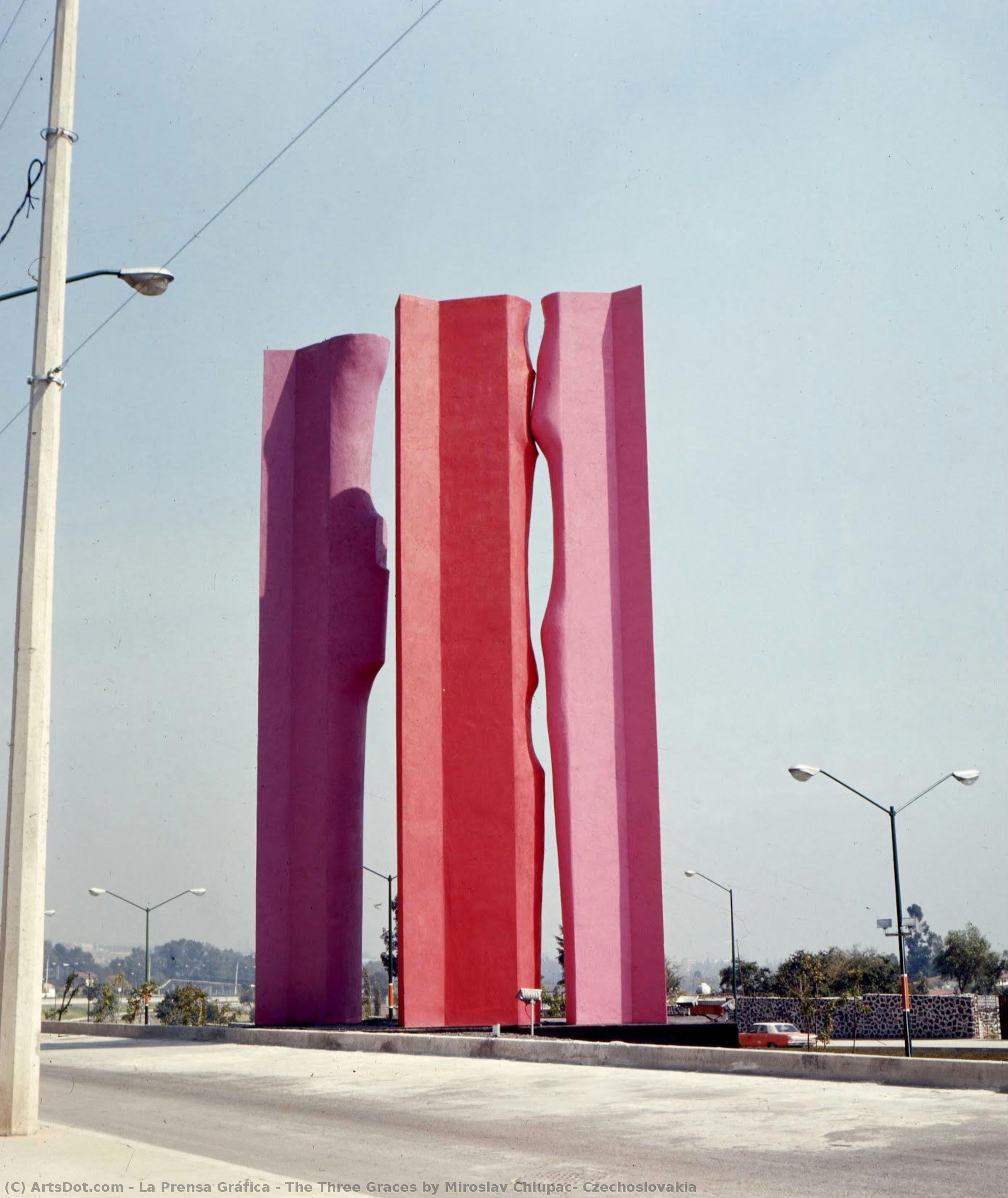 The Three Graces By Miroslav Chlupac, Czechoslovakia — La Prensa Gráfica