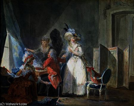 The Fashion Seller — Philibert Louis Debucourt