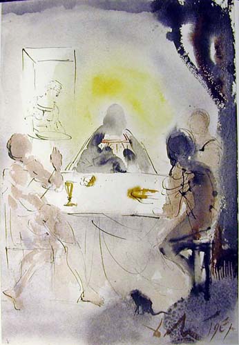 Et Cognoverunt Eum In Fractione Panis — Salvador Dalí