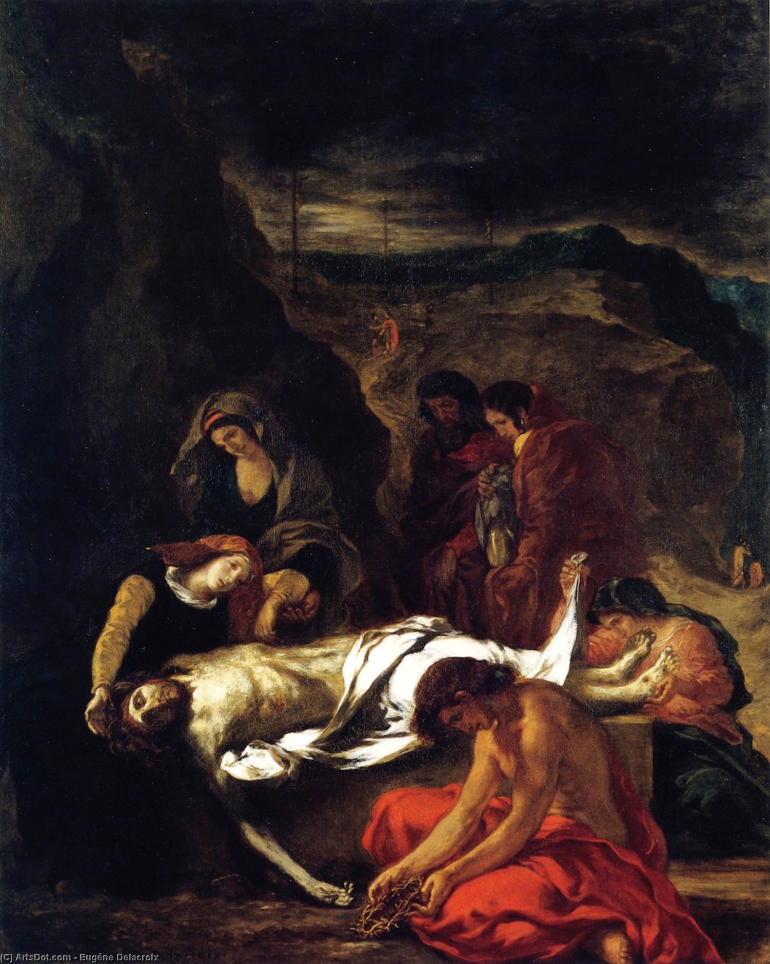 The Lamentation — Эжен Делакруа