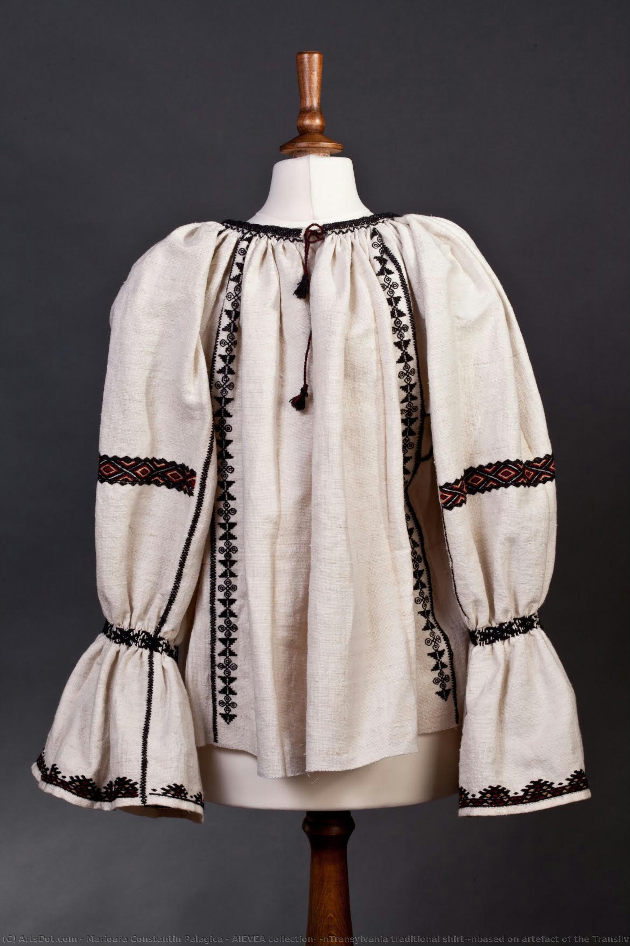 Aievea Collection; \ntransylvania Traditional Shirt;\nbased On Artefact Of The Transilvania Ethnographic Museum — Marioara Constantin Palagica