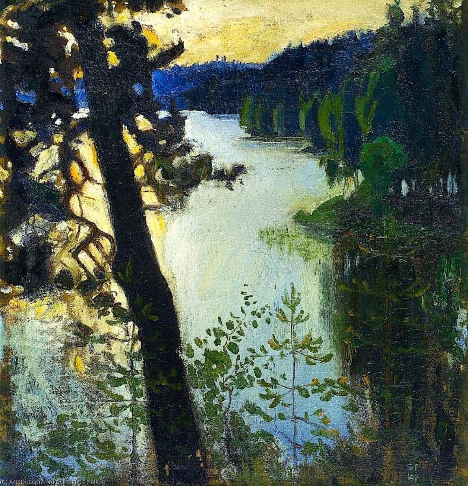 Landscape From Ruovesi — Akseli Gallen-kallela