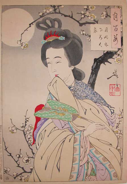Chinese Beauty In The Moonlight — Tsukioka Yoshitoshi